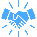 Partnership handshake
